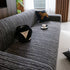 High Stretch Couch Slipcover with Abstract Stripe, Washable Non-Slip Cover for Dogs