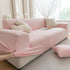 High Stretch Jacquard Sofa Slipcover, Soft Spandex Textured Floral Couch Cover