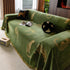 Leopard Sofa Cover Blanket Stylish Furniture Protector Throw for Couches & Loveseats