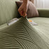 Modern Wavy Jacquard Sofa Slipcover, High Stretch Sofa Cover with 3D Organic Texture