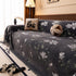 Luxury Thickened Sofa Throw Cover, Decorative Cozy Floral Jacquard Couch Cover Blanket