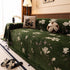 Luxury Thickened Sofa Throw Cover, Decorative Cozy Floral Jacquard Couch Cover Blanket