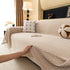 Jacquard Textured Couch Cover Throw, Soft Thick Decorative Slipcover for Couch