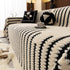 Jacquard Fleece Throw Blanket for Couch Plush Fuzzy Cozy Soft Blankets and Throws for Sofa