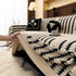 Jacquard Fleece Throw Blanket for Couch Plush Fuzzy Cozy Soft Blankets and Throws for Sofa