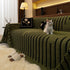 Jacquard Fleece Throw Blanket for Couch Plush Fuzzy Cozy Soft Blankets and Throws for Sofa