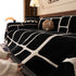 Modern Geometric Sofa Cover Decorative Couch Throw Blanket Furniture Protector