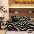 Zebra Striped Chenille Throw Sofa Cover Full-Cover Decorative Furniture Slipcover