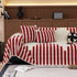 Jacquard Fleece Throw Blanket for Couch Plush Fuzzy Cozy Soft Blankets and Throws for Sofa
