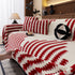 Jacquard Fleece Throw Blanket for Couch Plush Fuzzy Cozy Soft Blankets and Throws for Sofa