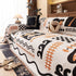 Boho Chic Woven Throw Blanket for Couch, Washable Couch Cover for Pets, Dogs, Cats
