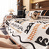 Boho Chic Woven Throw Blanket for Couch, Washable Couch Cover for Pets, Dogs, Cats