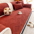 Thickened Crystal Velvet Sofa Cover, Non-Slip Quilted Couch Protector for Pets & Kids