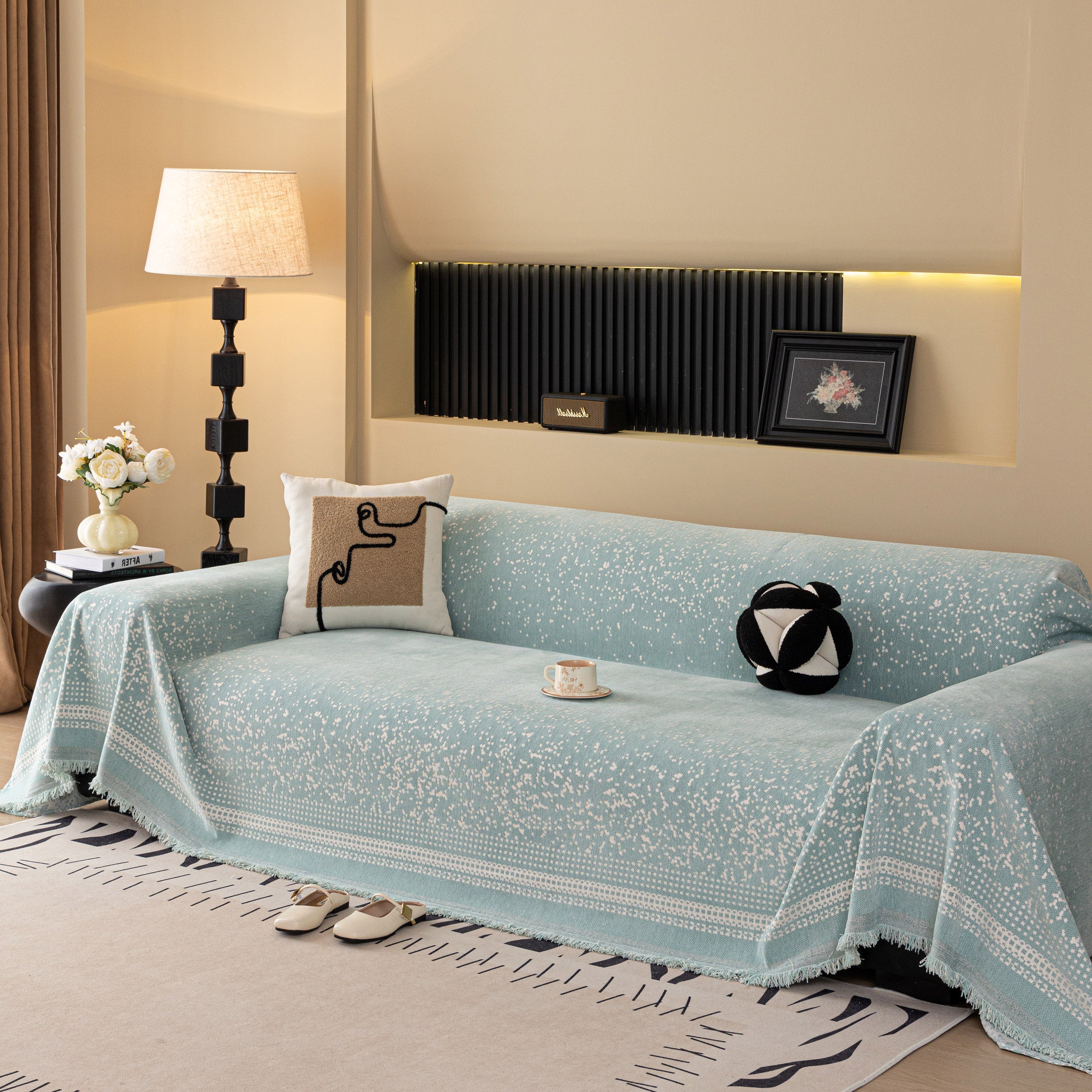 Luxury Throw Slipcovers for Sofas, Heavy-Duty Sofa Protector for Sectional Sofas