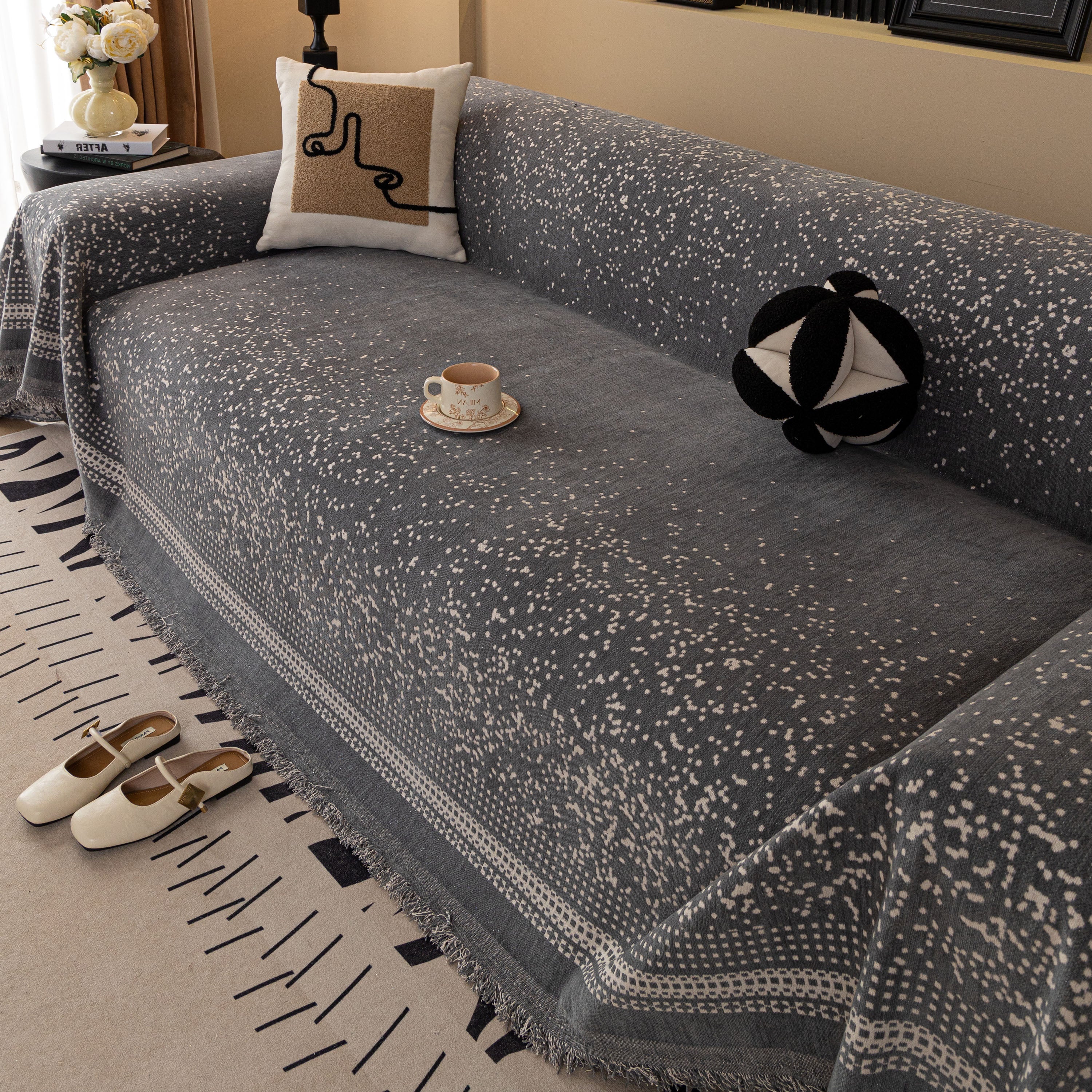 Luxury Throw Slipcovers for Sofas, Heavy-Duty Sofa Protector for Sectional Sofas