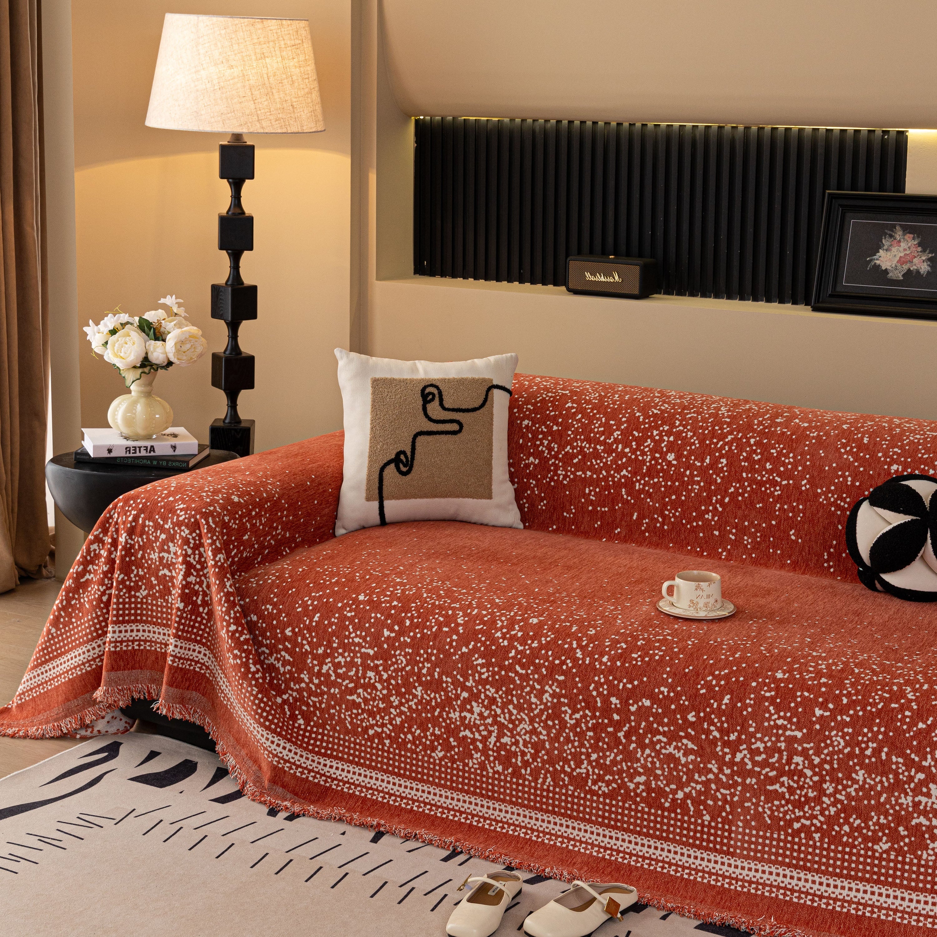 Luxury Throw Slipcovers for Sofas, Heavy-Duty Sofa Protector for Sectional Sofas
