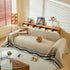 Reversible Herringbone Sofa Cover, 2-in-1 Classic British Throw Blanket for Couch