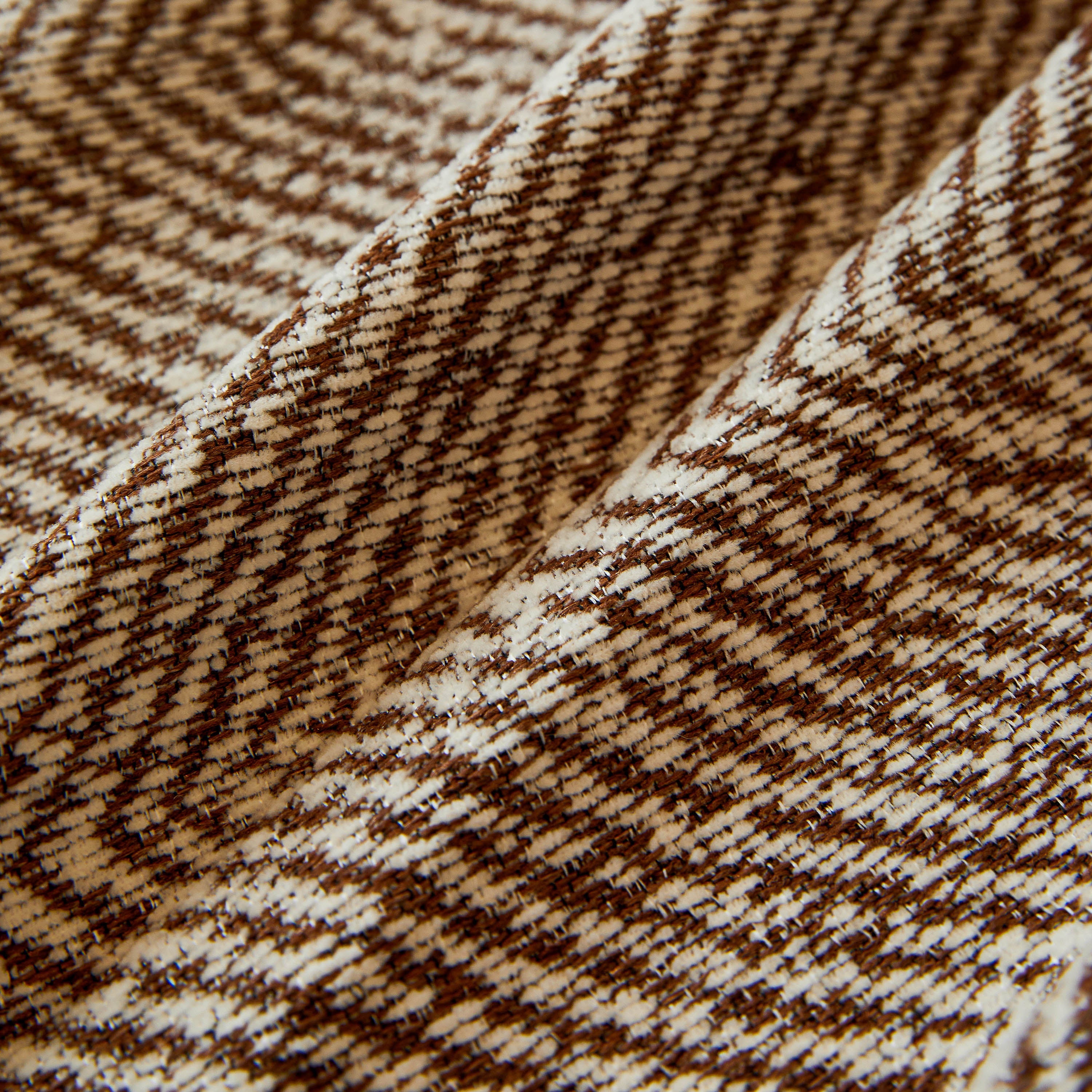 Reversible Herringbone Sofa Cover, 2-in-1 Classic British Throw Blanket for Couch