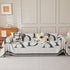 Chenille Jacquard Alphabet Sofa Blanket Cover, L Shape Sofa Cover, Reversible Couch Covers for Dogs