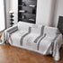 Reversible Chenille Couch Cover Blanket with Tassel Large Boho Futon Cover L Shaped Sectional Cover