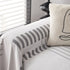 Reversible Chenille Couch Cover Blanket with Tassel Large Boho Futon Cover L Shaped Sectional Cover