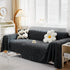 Thick Plush Jacquard Velvet Throw Blanket on Sofa, Sofa Slipcovers and Sectional Sofa Covers