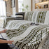Bohemian Tufted Sofa Cover, Plush Fleece Throw Blanket with 3D Woven Aztec Stripes