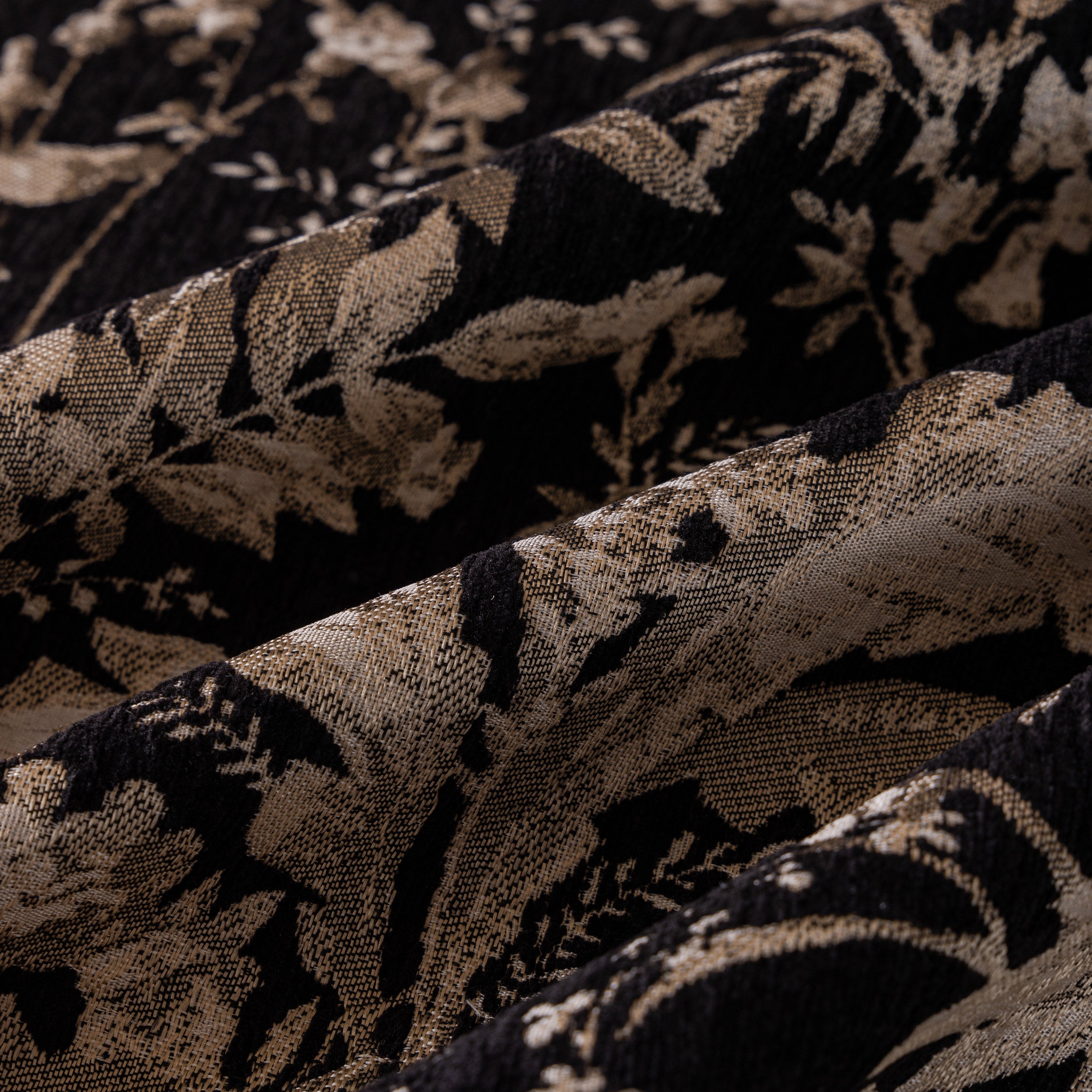Elegant Botanical Sofa Cover with Pleated Tulle Skirt, Vintage Floral Couch Protector