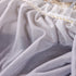 Elegant Botanical Sofa Cover with Pleated Tulle Skirt, Vintage Floral Couch Protector