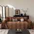 Leopard Print Flannel Sofa Throw Cover, Soft Couch Protector for Pets, Kids & Home