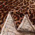 Leopard Print Flannel Sofa Throw Cover, Soft Couch Protector for Pets, Kids & Home