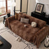 Leopard Print Flannel Sofa Throw Cover, Soft Couch Protector for Pets, Kids & Home