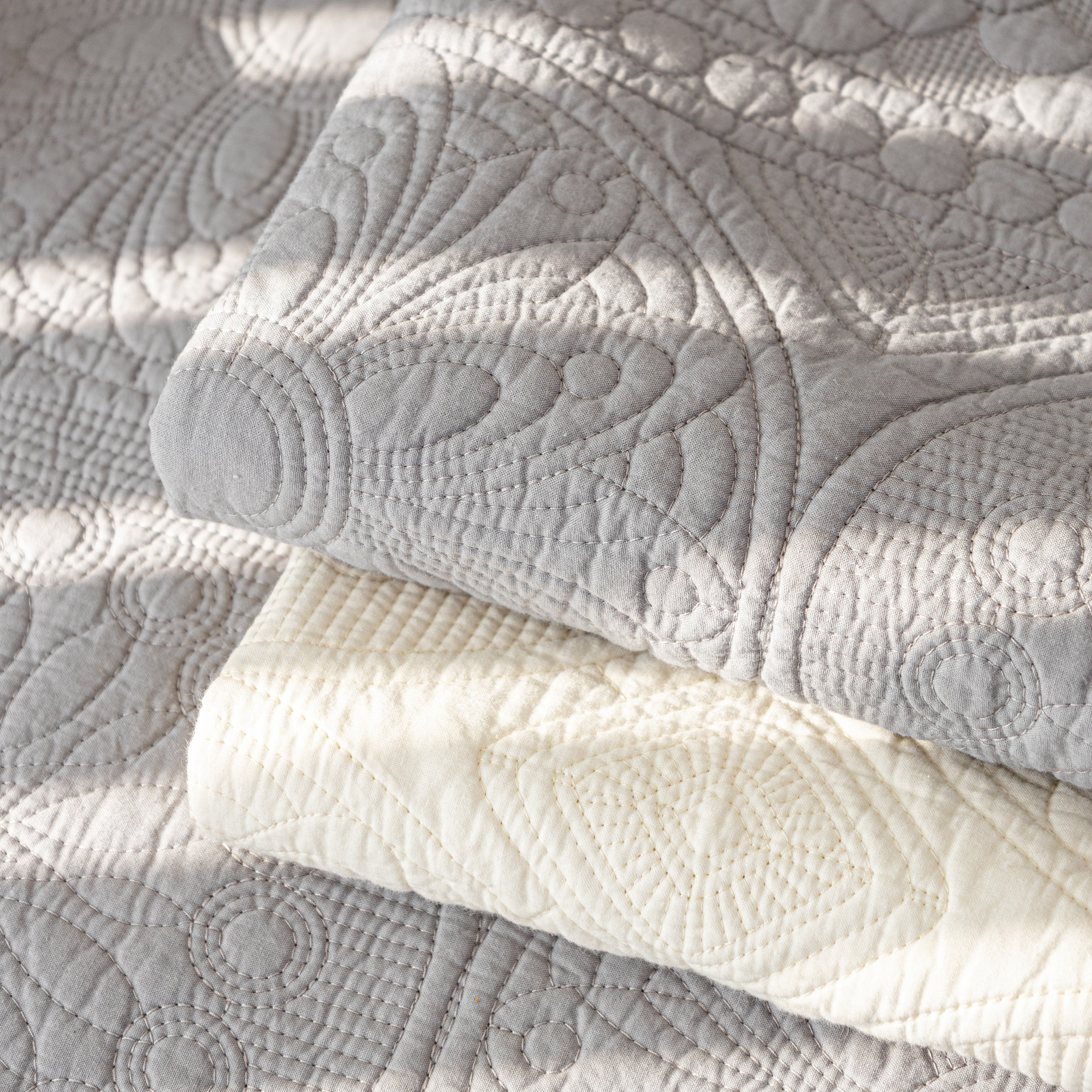 Cotton Quilted Sofa Cover, Non-Slip Couch Protector Fits Backrest, Seat & Armrest
