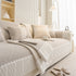 Herringbone Sofa Protector Cover, Non-Slip Couch Cover for Seat, Back & Arms