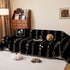 Chenille Jacquard Sofa Throw Cover with Tassel Soft Thick Couch Protector Blanket