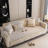 Non-Slip Couch Cover with Gold Trim, Sofa Slipcover for Sectional & Loveseat