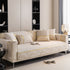 Non-Slip Couch Cover with Gold Trim, Sofa Slipcover for Sectional & Loveseat