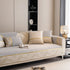 Non-Slip Couch Cover with Gold Trim, Sofa Slipcover for Sectional & Loveseat