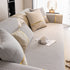 Non-Slip Couch Cover with Gold Trim, Sofa Slipcover for Sectional & Loveseat