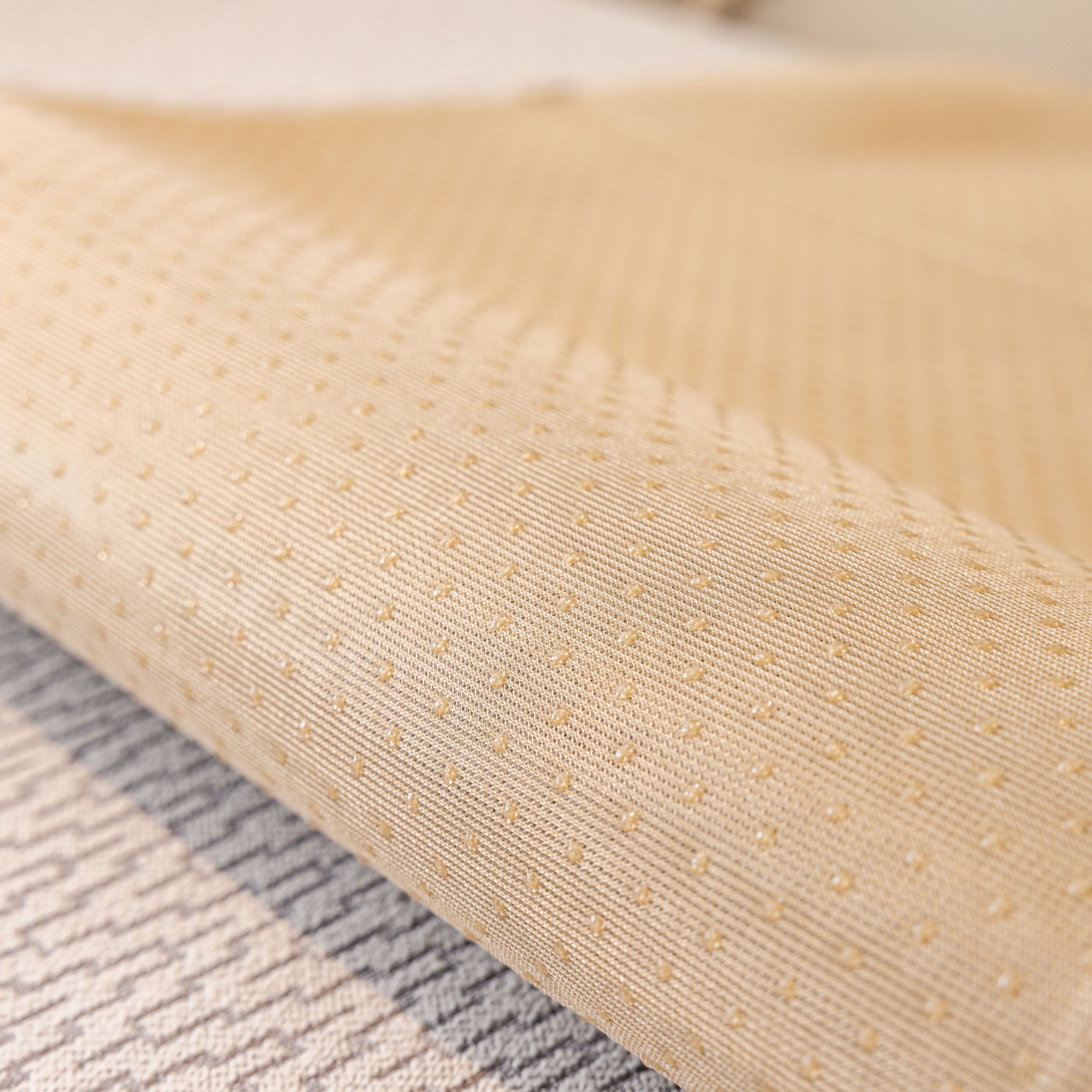 Non-Slip Couch Cover with Gold Trim, Sofa Slipcover for Sectional & Loveseat