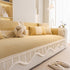 Dog Washable Sofa Protector Cover, Non-Slip Couch Slipcover with Soft Furry Trim