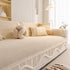 Dog Washable Sofa Protector Cover, Non-Slip Couch Slipcover with Soft Furry Trim