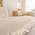 Dog Washable Sofa Protector Cover, Non-Slip Couch Slipcover with Soft Furry Trim
