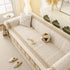 Thick Jacquard Couch Cover for Sectional Sofas, Cozy Washable Sofa Cover Throw Blanket