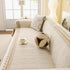 Thick Jacquard Couch Cover for Sectional Sofas, Cozy Washable Sofa Cover Throw Blanket