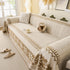 Thick Jacquard Couch Cover for Sectional Sofas, Cozy Washable Sofa Cover Throw Blanket