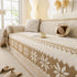 Thick Jacquard Couch Cover for Sectional Sofas, Cozy Washable Sofa Cover Throw Blanket