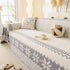 Thick Jacquard Couch Cover for Sectional Sofas, Cozy Washable Sofa Cover Throw Blanket