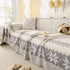 Thick Jacquard Couch Cover for Sectional Sofas, Cozy Washable Sofa Cover Throw Blanket