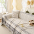 Thick Jacquard Couch Cover for Sectional Sofas, Cozy Washable Sofa Cover Throw Blanket